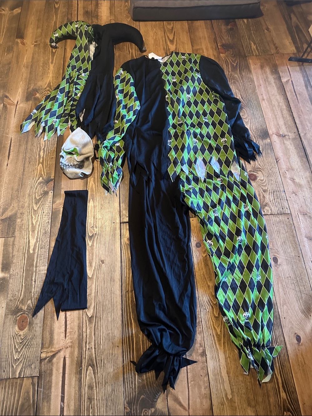 Evil Jester Halloween Coatume